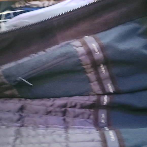 Calvin Klien lined and insulated brown suede jacket. - Picture 3 of 4